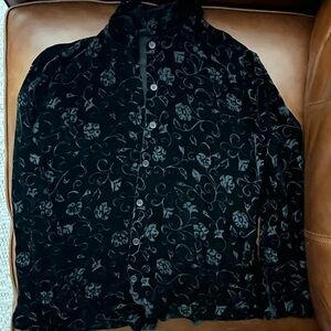 Vintage Johnny Was Axelle Button Down Shirt | 100% Silk | Size M | EUC | (TC)